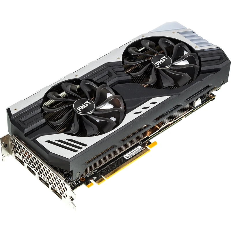 Видеокарта Palit PCI-E PA-RTX2060SUPER JS 8G NV RTX2060SUPER 8192Mb 256b GDDR6 1470/14000/HDMIx1/DPx | Компьютеры и офис
