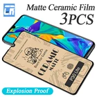 Взрывозащищенная Мягкая матовая керамическая пленка для Huawei P30 P40 Lite P Smart Z Y9A Y9 Prime 2019 Nova 7i 5t Y9S, 3 шт.