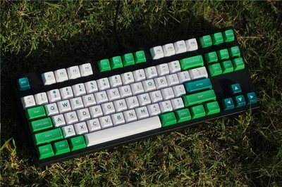 87 keys 87 104 ключей SA профиль ключ крышка для MX Переключатель механический зеленый лесная тематика keycap для filco с бесплатным дополнительным комплектом - Цвет: 87 keys