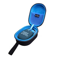 ltgem waterproof eva hard case for jbl clip 4 portable speaker with bluetooth blue