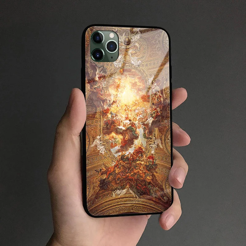 

VIP only Religious art fresco painting case For Apple iPhone