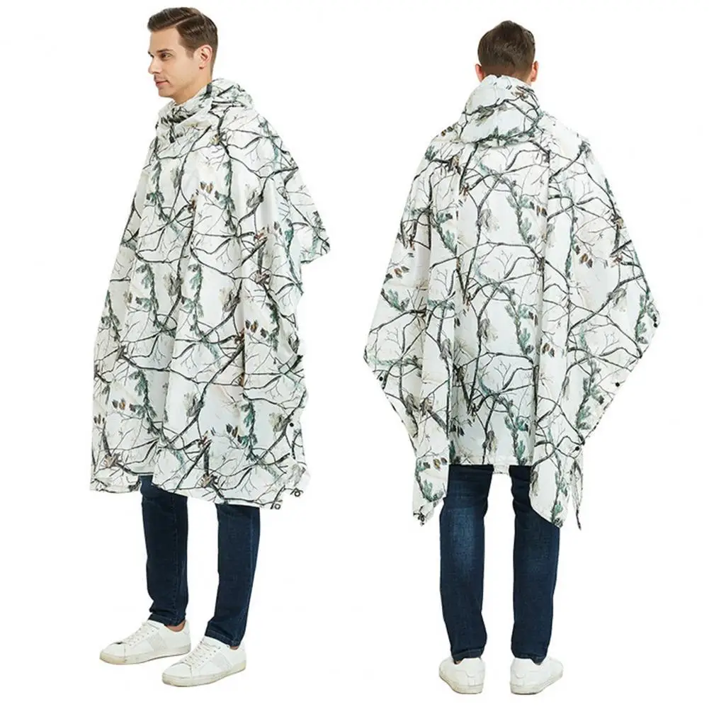 

Rain Poncho Breathable Anti-static Camping Supplies Raincoat Mat Sky Curtain Ground Sheet Multi-function Rain Coat for Outdoor