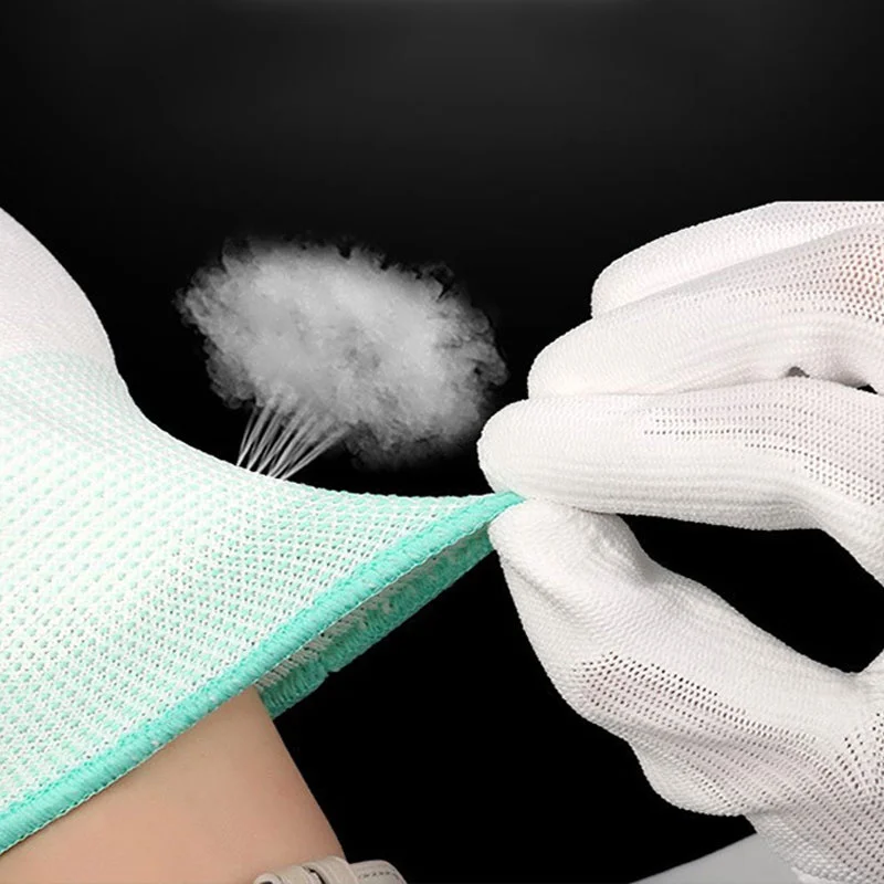 

Anti Static ESD Electronic Working Gloves Pu Finger PC Antiskid For Garden