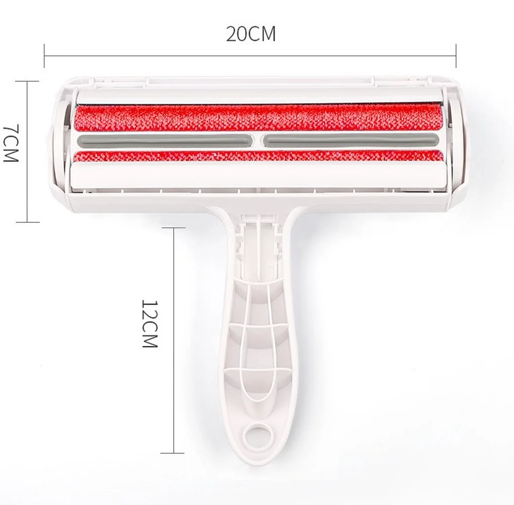 

Pet Hair Remover Roller Removing Dog Cat Hair From Furniture Self-cleaning Lint One Hand Operate Dog Hair Brush Pet Products