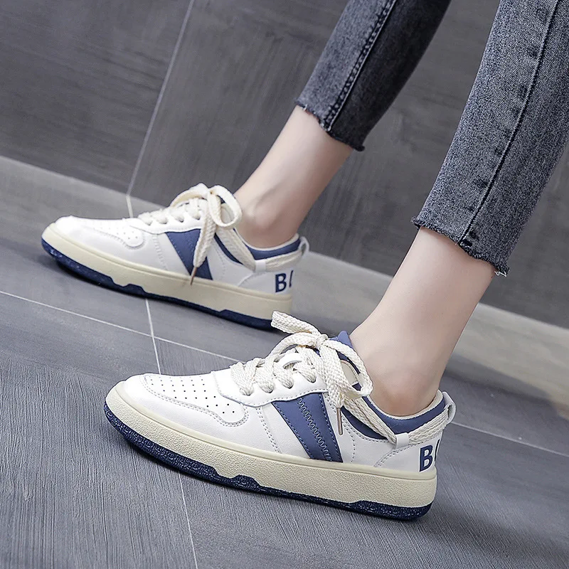 Women Shoes Fashion Sneakers Woman Casual Loafers Flats Four Seasons Shoes Ladies White Shoes Student Skateboard Brand Quality
