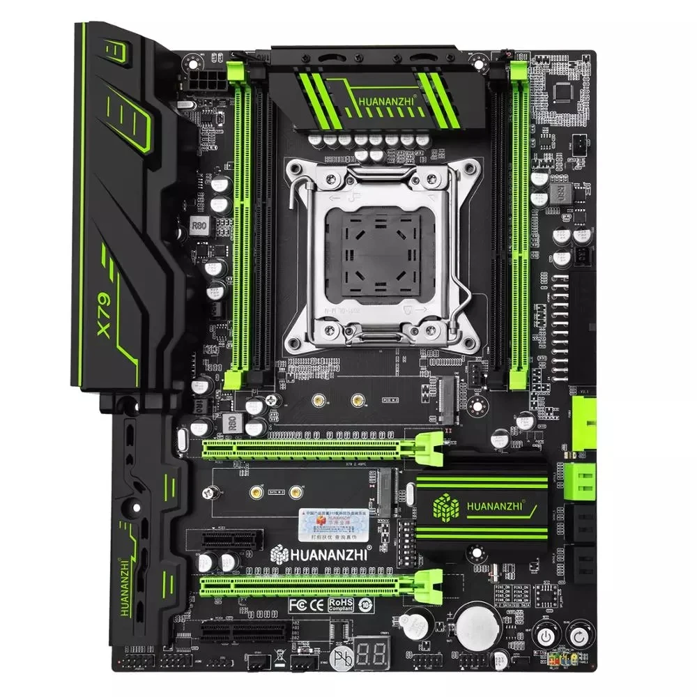 Комплект материнской платы X79 с Xeon E5 2689 4x4 ГБ = 16 Гб 1333 МГц DDR3 память ECC REG ATX USB3.0 SATA3 PCI