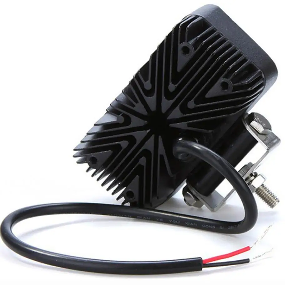 Водонепроницаемый квадратный светодиодный рабочий светильник для мотоцикла