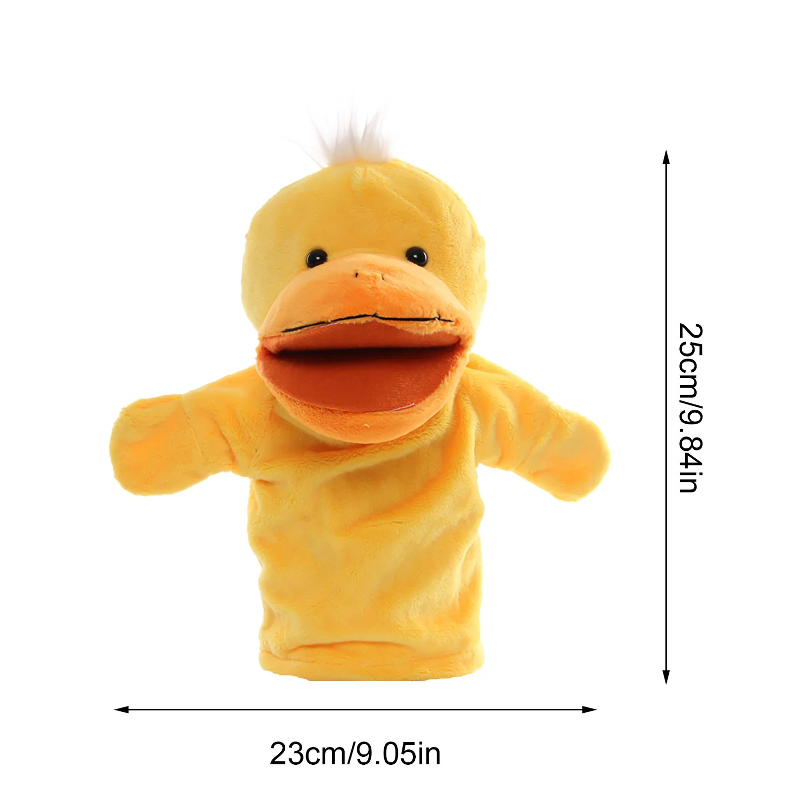 

Kawaii Duck Hand Puppets Cartoon Animals Parent-Child Puzzle Doll Finger Puppets Plush Toy Mouth Can Start Puppet Educational