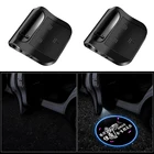 Новый беспроводной светодиодный светильник для двери автомобиля 2 шт. с логотипом Добро пожаловать для Peugeot Киа Renault Nissan Ford Peugeot Mazda Tesla проектор теневая лампа