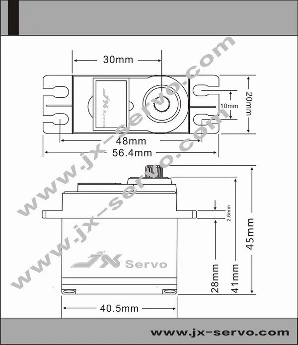 JX PDI-6221MG 20 кг высокое напряжение 4,8 V-6,0 V большой крутящий момент цифровой Бессердечный сервопривод металлический корпус для 1/10 1/8 rc hsp Trxxas Грузовик Лодка