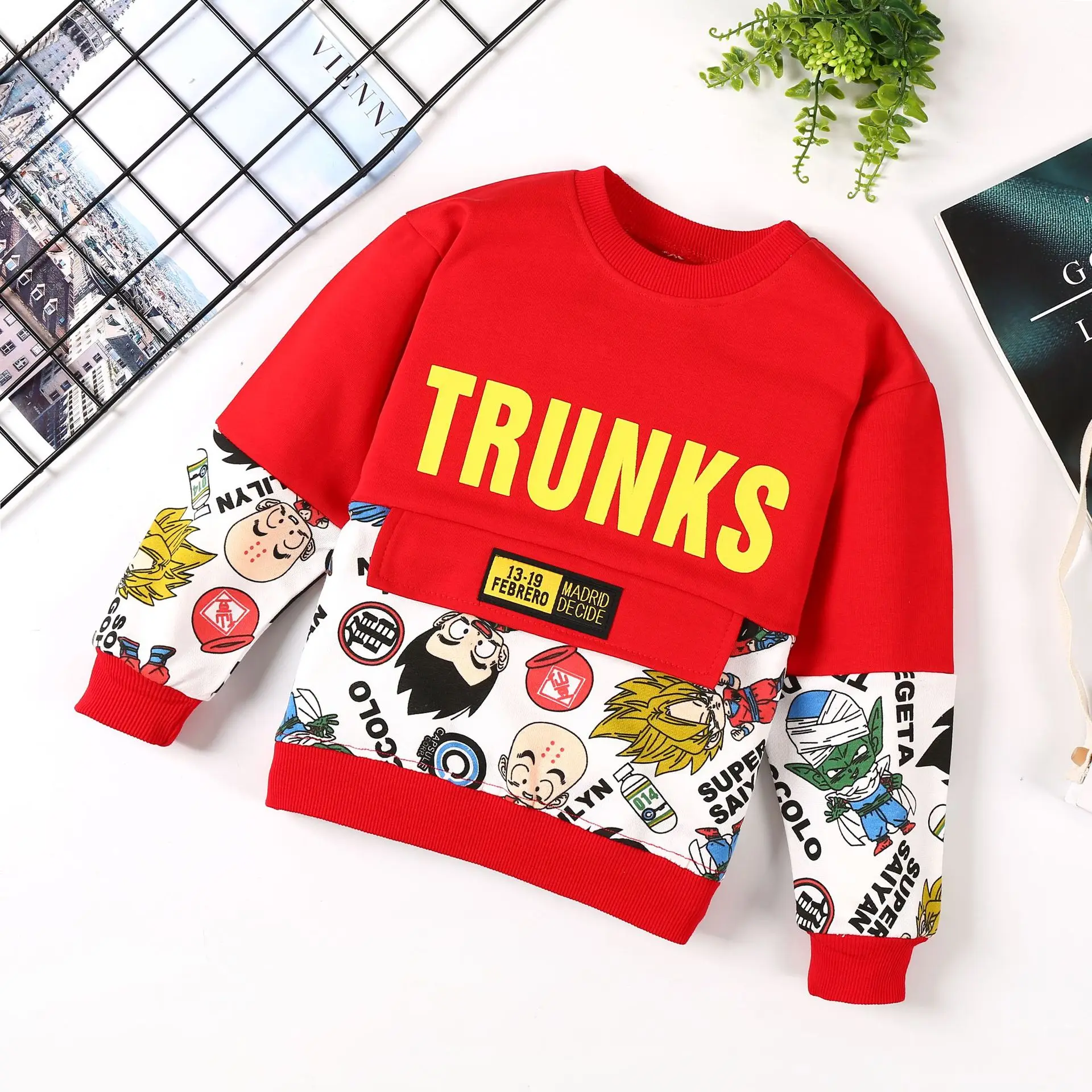 

Новинка Весна 2021, детские толстовки, модные корейские свитшоты с буквенным принтом для мальчиков 2-8 лет, Детские повседневные свободные пул...