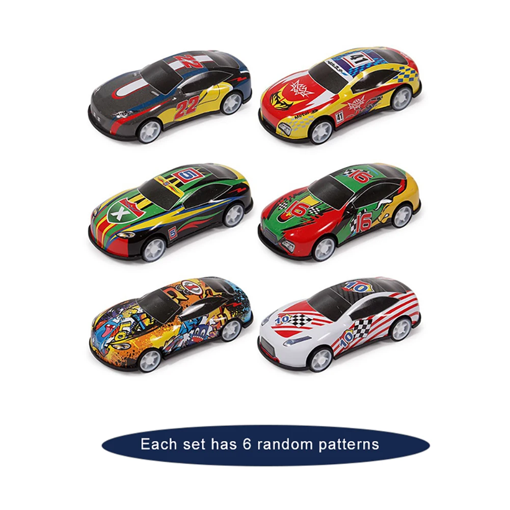 Миниатюрная игрушечная машинка из металлического сплава 6 шт. | Игрушки и хобби