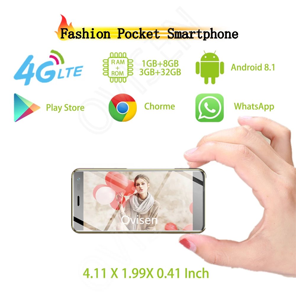 Карманный телефон Ulcool U2 4G 3 15 дюйма Ультратонкий смартфон четырехъядерный