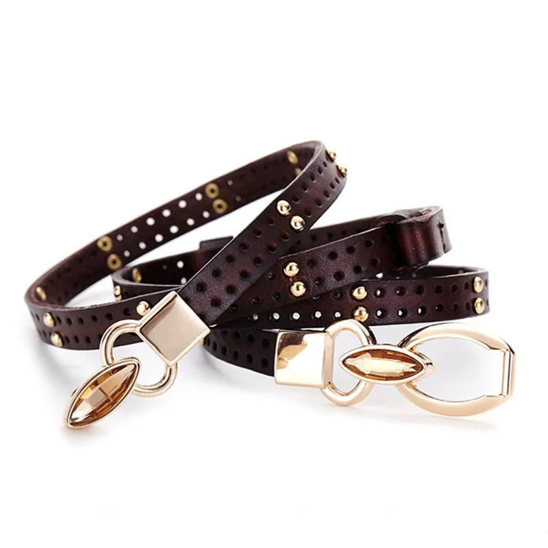 

Belts lady's slender waist belt women's strap ceinture femme genuine leather casual female girdle for skirts dress women belts