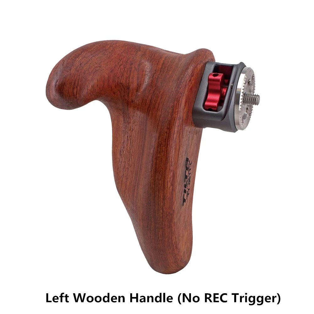 

Tilta TT-0511-L Left Wooden handle Handgrip with Rosette Adapter for film camera rig A73 GH5 ARRI RED RIG G2X gimbal use