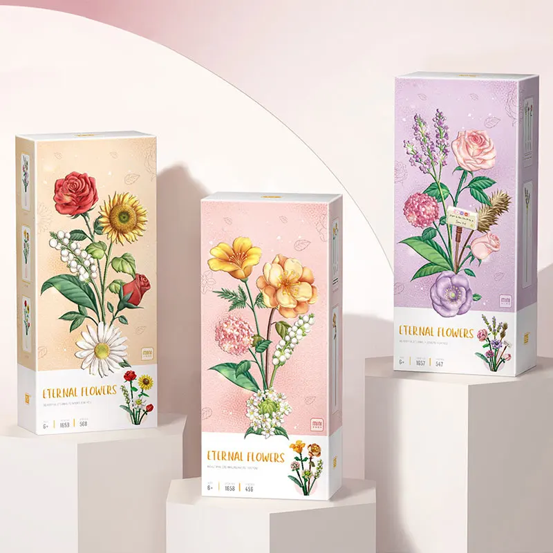 456 шт. + фотообои/Локки 3 стиля вечные Цветы Роза/Лаванда игрушки сделай сам