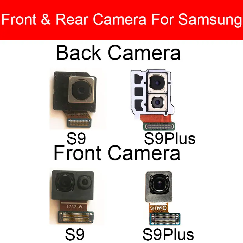 

Модуль фронтальной и задней камеры гибкий кабель для Samsung Galaxy S9 S9 Plus G960F G960U G965F G965U распознавание радужной оболочки мелкие детали камеры