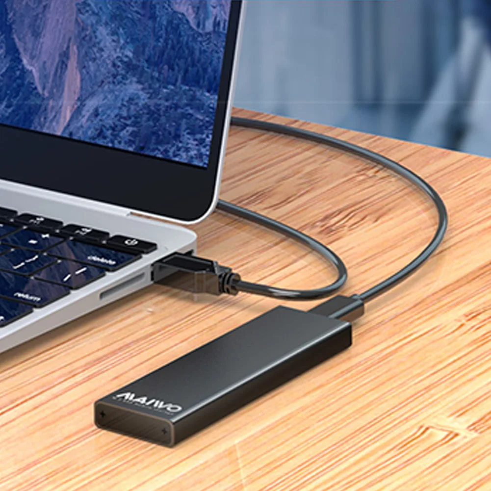 

USB Type C SSD External Enclosure Disk Box M.2 NGFF SATA Hard Drive Case External Closure Hard Disk Case for PC