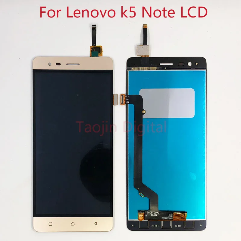 ЖК дисплей 5 дюйма для Lenovo Vibe K5 Note сенсорный экран с рамкой A7020 сменный