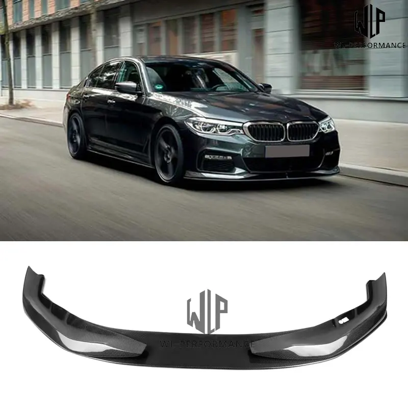 G30 G31 540i 530i MT Высококачественная губа переднего бампера из углеродного волокна