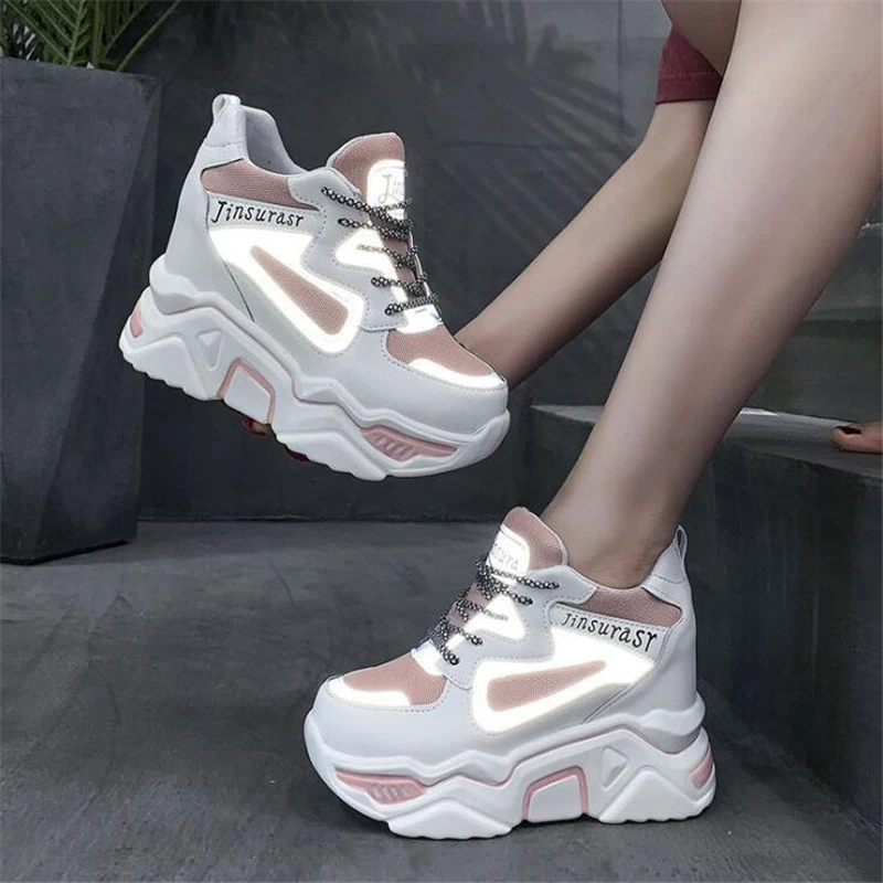

Women Shoes Women Sneakers Female Fashion Brand Casual Luxury Wedges Spring Autumn Chunky Designer Platform Shoes Sneakers