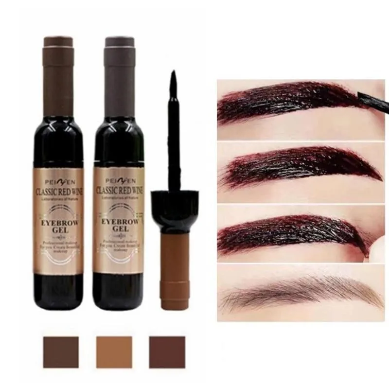 Тату гель для бровей черный Кофе серый очищающий Для женщин высокое пигментный