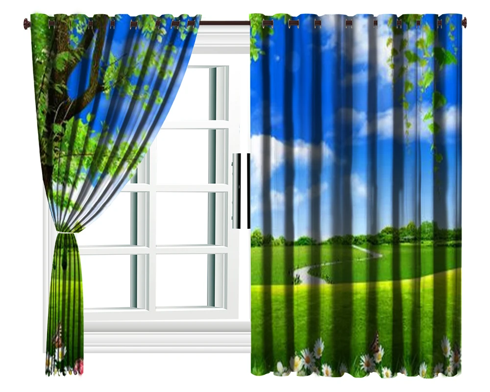 cortina 3d hermosas cortinas de