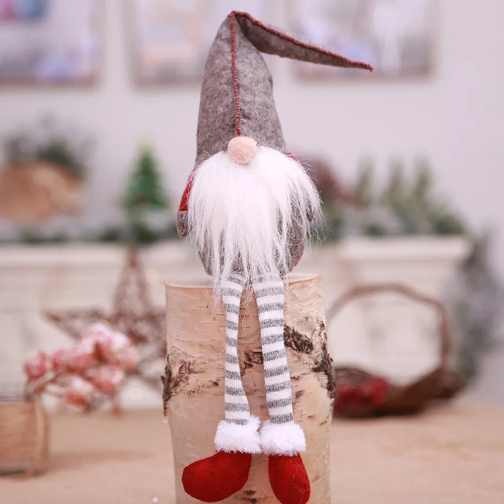 

Christmas Gnome Plush Doll Pendant Xmas Tree Hanging Ornament Party Decor Gift Hang Decorations For Home Noel Natal