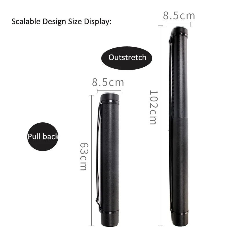 6 цветов квадратная трубка для рисования регулируемая портативная сильный