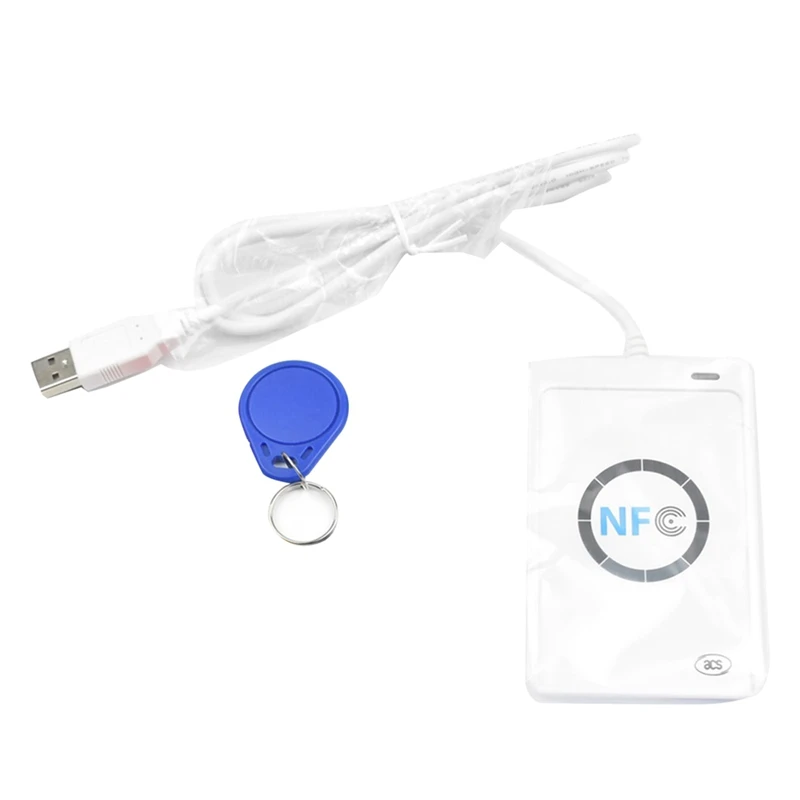 

ACR122U USB 13,56 МГц NFC устройство для чтения карт, копировальное устройство, версии по + 5 шт. UID-ключей + 5 шт. UID-карт