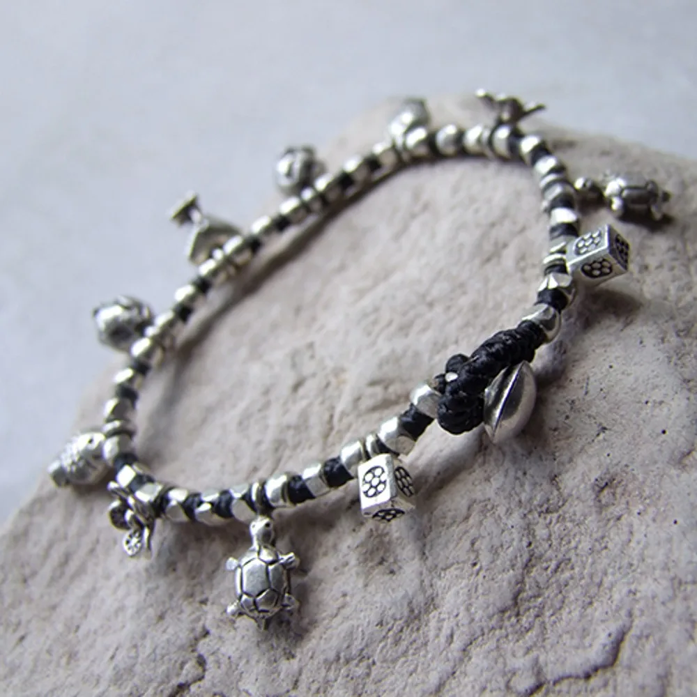 Лучшее Таиландские оригинальные браслет из восковой верёвки цвета