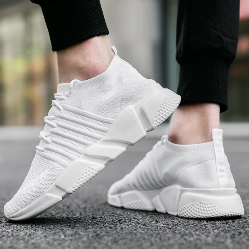 

Men's Running Shoes 39-48 Men Sneakers Breathable Light Sports Women Shoes Plug Size 46 Fashion Men Casual Shoes Tenis Masculino
