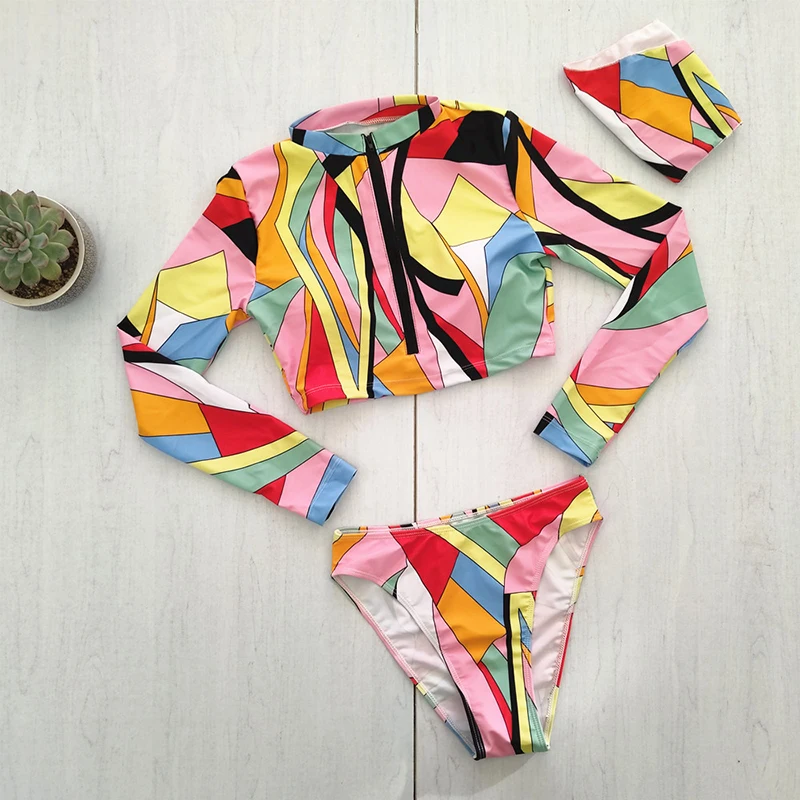 Сексуальный купальник на молнии в африканском стиле для женщин бикини 2020 с