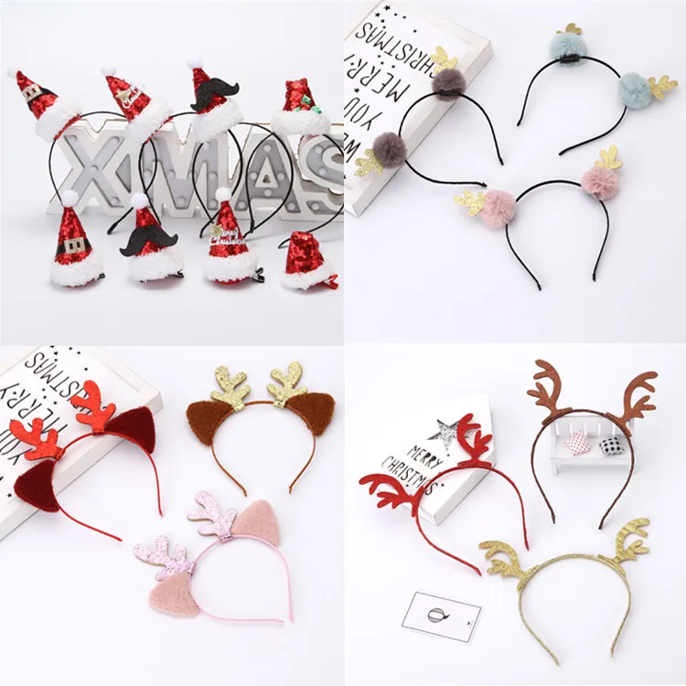 1 шт. повязка на голову новогодние 2020 рождественские украшения для детей Подарки