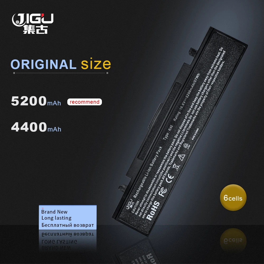 JIGU Laptop Battery For Samsung R40 EL1 R408 R410 R45 Pro R458 R460 R510 R60 FY01 Plus R610 R65 XEV 7100 R700 R71 R710|laptop battery for