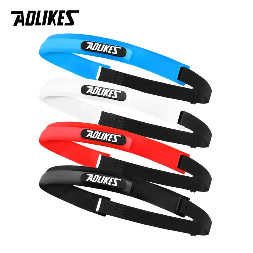 Anti-slip Sweat Sweatband Headband Men Women Exercise Fitness Yoga Sports Hairband Elastic Absorbent Running Headband images - 6