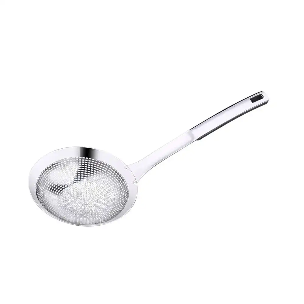 

Soup Spoons, Stainless Steel Soup Ladle Spoon Skimmer Strainer Filter Stainless Steel Spoons Hot