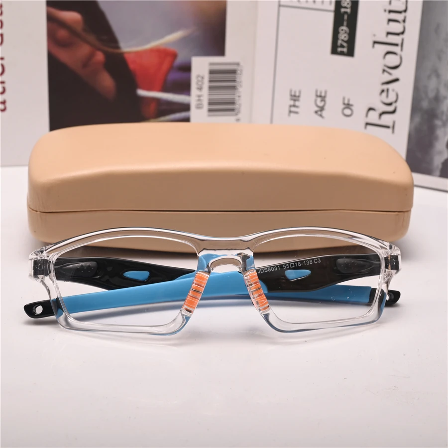 

Zerosun Transparent Eyeglasses Frames Male Women Sports Glasses Men Driving Spectacles for Prescription Fashion Goggles