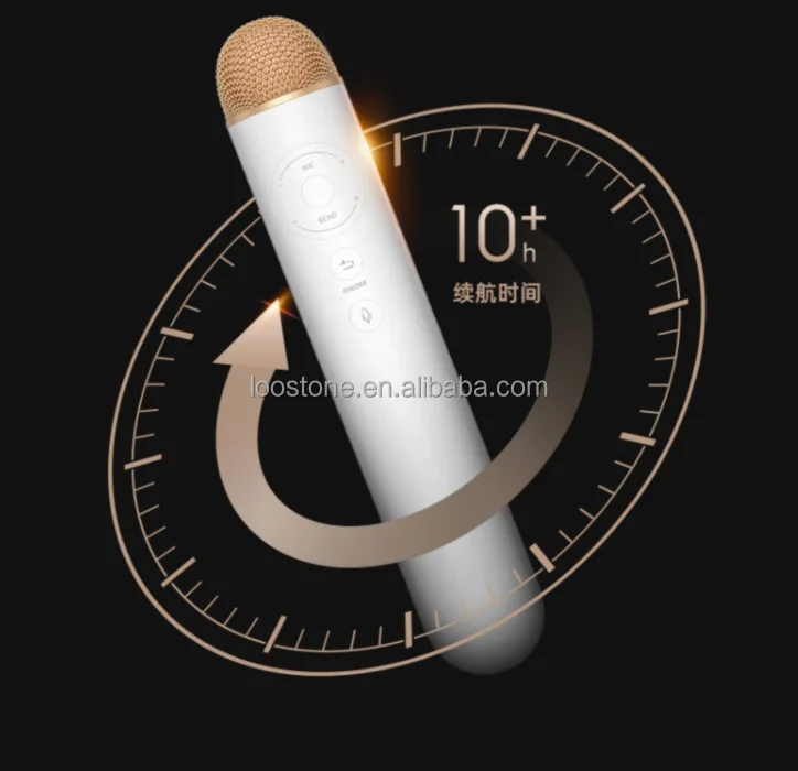 구매 KTV 세트 가라오케 플레이어 리튬 배터리 마이크 스탠드 포함 무선 충전 K2