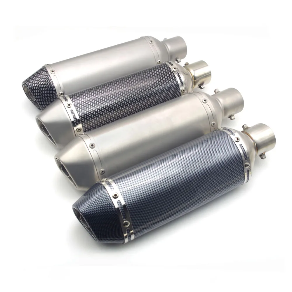 Универсальный мотоциклетный глушитель для выхлопной трубы honda xr 250 pcx 150 z900rs nc750x