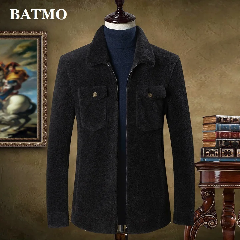 Мужские шерстяные куртки BATMO мужские повседневные зимние и осенние пальто