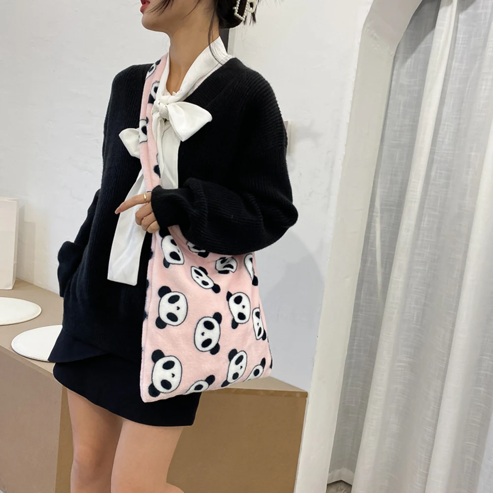 

Winter New Fashion Shoulder Bag Female Plush Messenger Bag Soft Warm Fur Bag Crossbody Bag Animal Handbag Women 2020