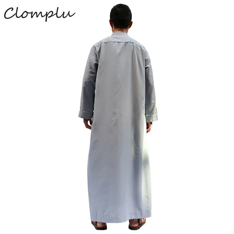 Clomplu 12 шт. мусульманский джубба Тобе абайя кафтан модная повседневная Арабская