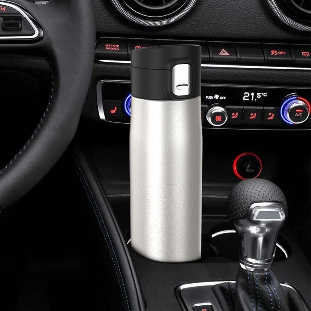 

Hot 12V/24V universal 350ml Car Electric kettle, car travel heating cup, coffee, milk stainless steel heating cup Dropshipping