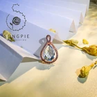 Женская подвеска из серебра 925 пробы, банкетная Свадебная вечеринка, подарок на день Святого Валентина, изысканное ювелирное изделие