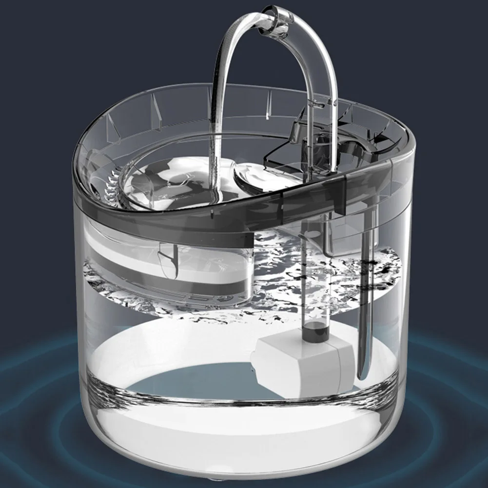 

Automatic Filtration Water Device with Faucet Ultra High Density Quiet Water Dispenser Transparent Motion Sensor 1.8L