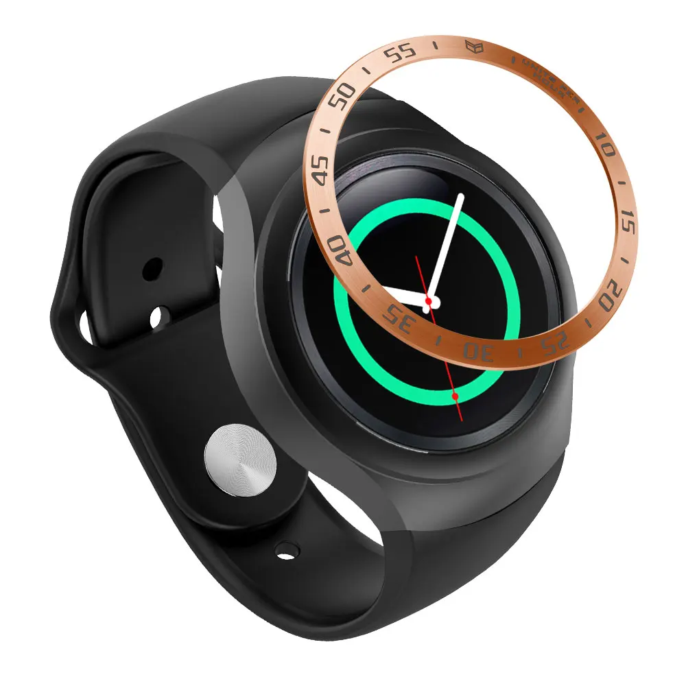 Color A2 Кольцо для samsung Galaxy Watch 42 мм Ringke циферблат Рамка Стиль рамка чехол Защита для samsung gear S2 SM-R720 R720 чехол s - Цвет: Color A2