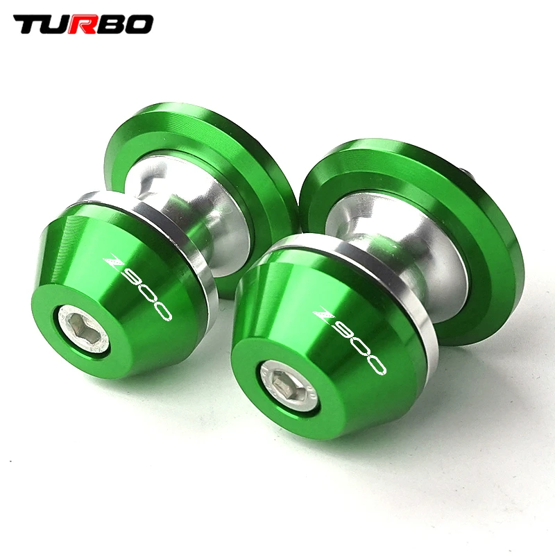 

For Kawasaki Z900 Z 900 2017 2018 2019 Motorcycle CNC Aluminum Swingarm Spools Slider Stand Screws logo Z900