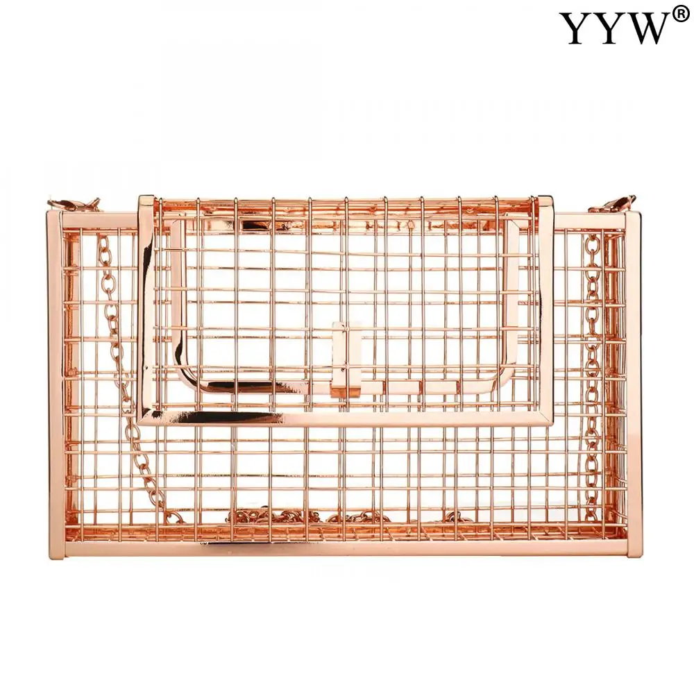 Сумка кросс-боди Женская квадратная модный саквояж в клетку для птиц клетка