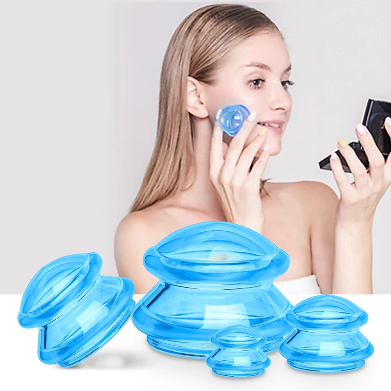 

Vacuum Suction Cup Set AntiCellulite Jar Deep Tissue Facial Cupping Relaxation